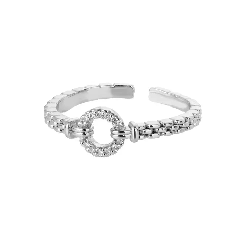 Simple Bracelet O-shaped Adjustable Ring