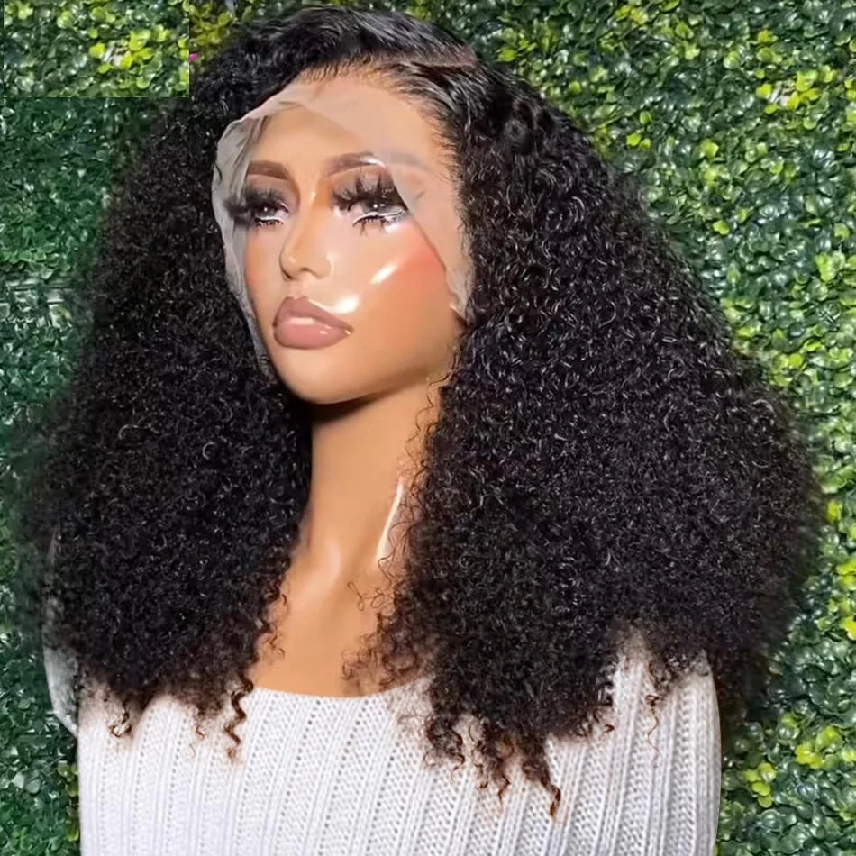 Human Hair Curly Short Bob Wigs