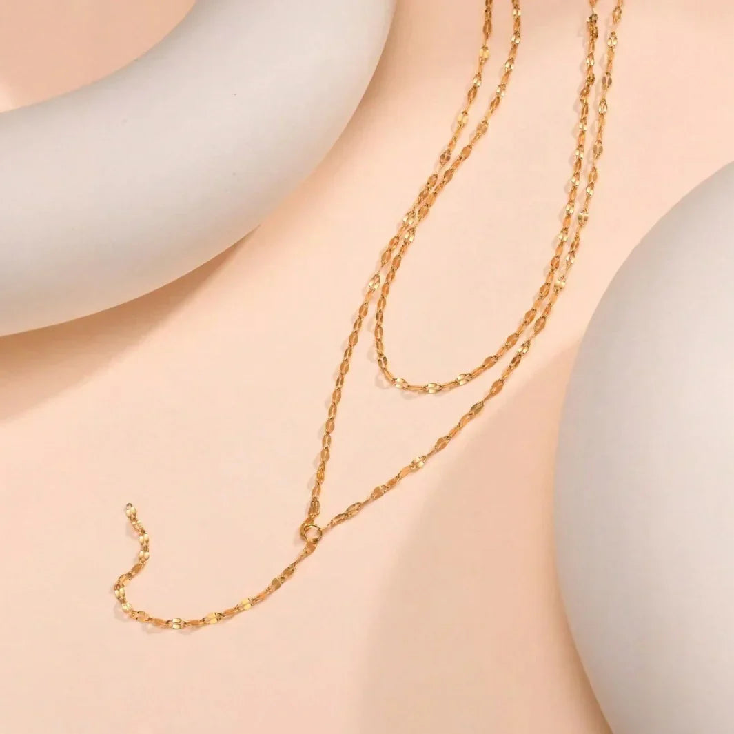 Simple Lasso Y-shaped Pendant Necklace