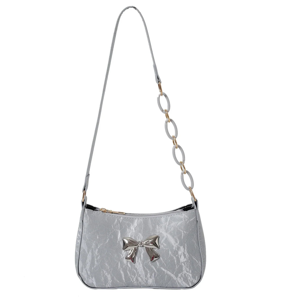 Bowknot Portable Chain One Shoulder New Trendy Korean Underarm Messenger Bag