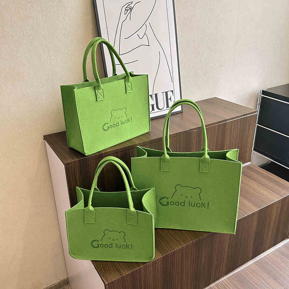 Large Capacity New Versatile Felt Single-shoulder Bag